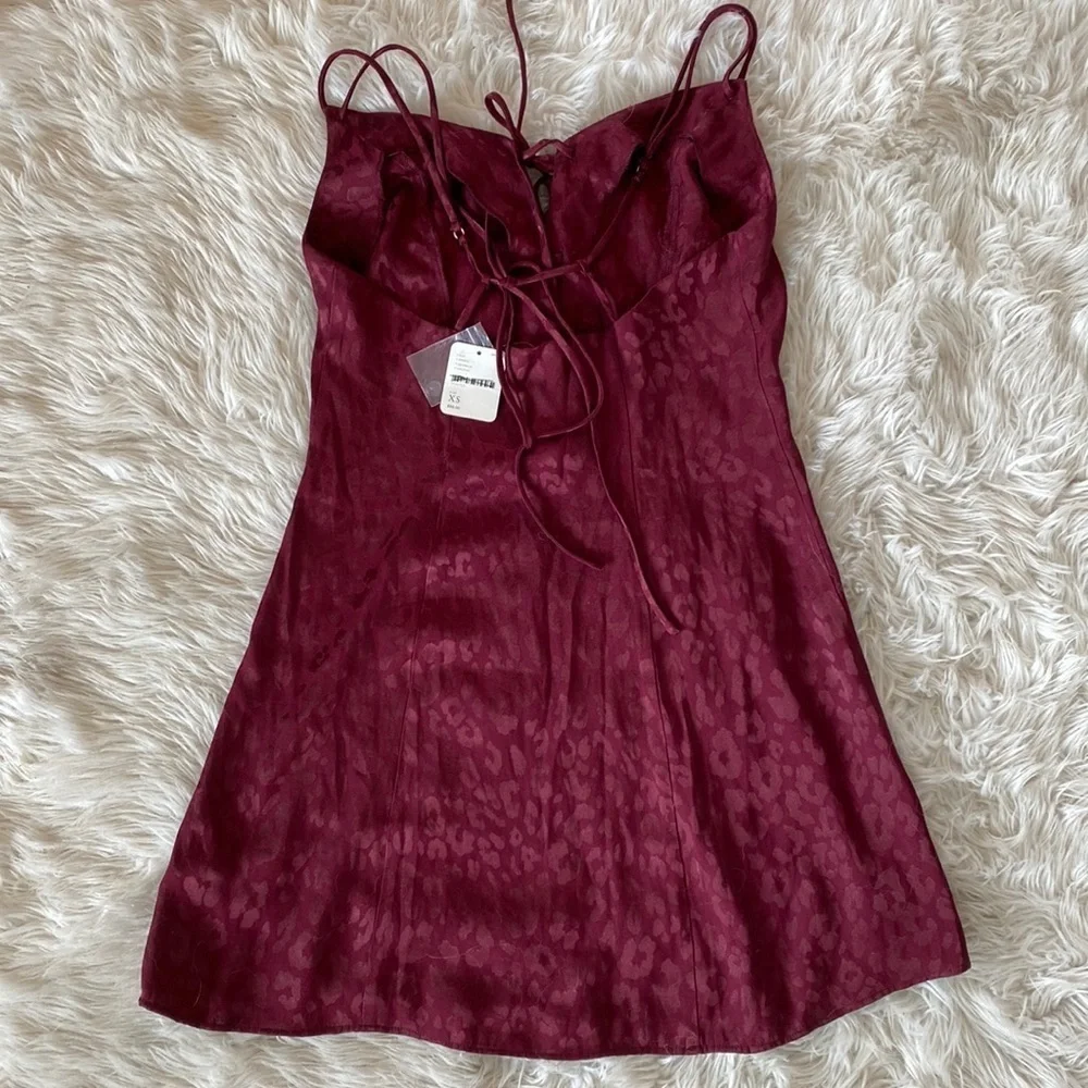 Free People Bow-dacious Mini Slip